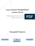 Perspektif Historis, Teori-Teori Representasi Pengetahuan Secara Visual