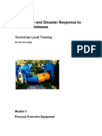 Emergency and Disaster Response To Chemical Releases: Technician Level Training