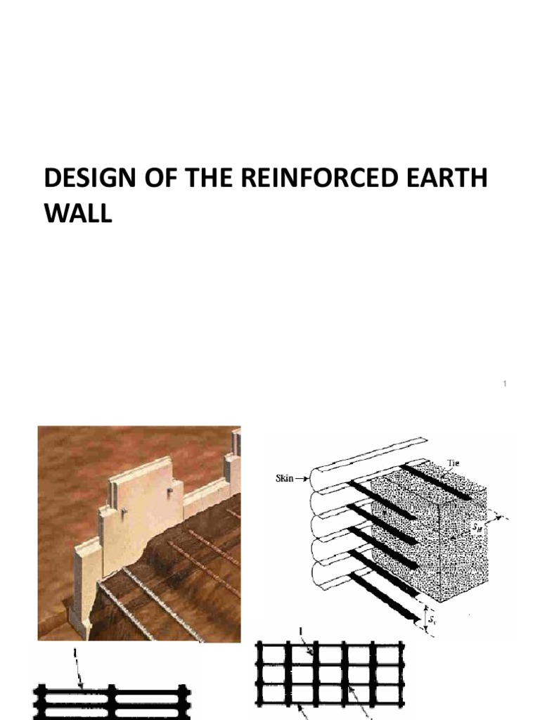 Reinforced Earth Wall Design Principles | PDF