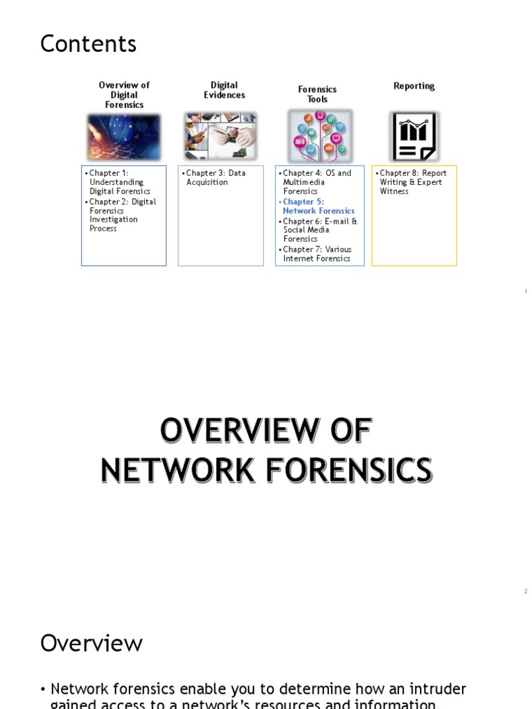 05 Network Forensics PDF Port Networking) Computer Network