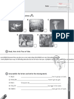 Extra Photocopiable Material 1 Final Assessment: Unit 1 Unit 4