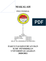 MAKALAH POLYNOMIAL