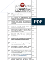 Ieee Networking Projects 2021-2022: S. No Title Year