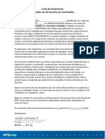 Carta Compromiso - Adecuada Utilización de Usuarios