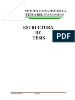 Estructura de La Tesis Universidad-1