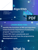 2GP Lesson 3 - IPO and Algorithm