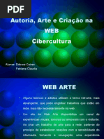 Autoria, Arte e Criação na WEB ppt2