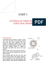 Unit 3: Control of Three Phase Induction Motor