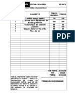 Nota de Remisión 000070