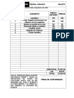 Nota de Remisión 000078