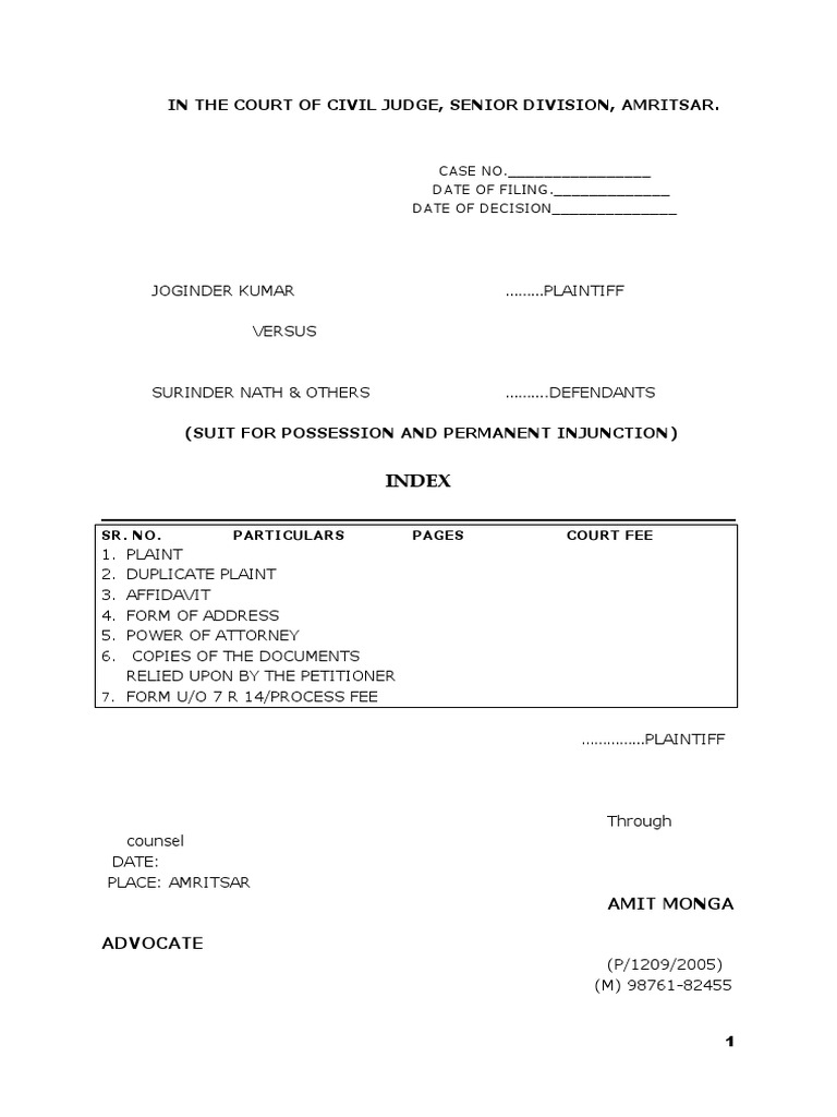 Partition Suit Varun PDF Lawsuit Property