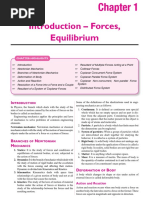 Introduction - Forces, Equilibrium: Chapter Highlights