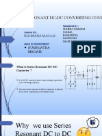 Resonant DC-DC Converting