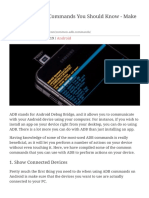 9 Common ADB Commands You Should Know - Make Tech +