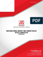 Non-Directional Inverse Time Current Relays: Without Communication