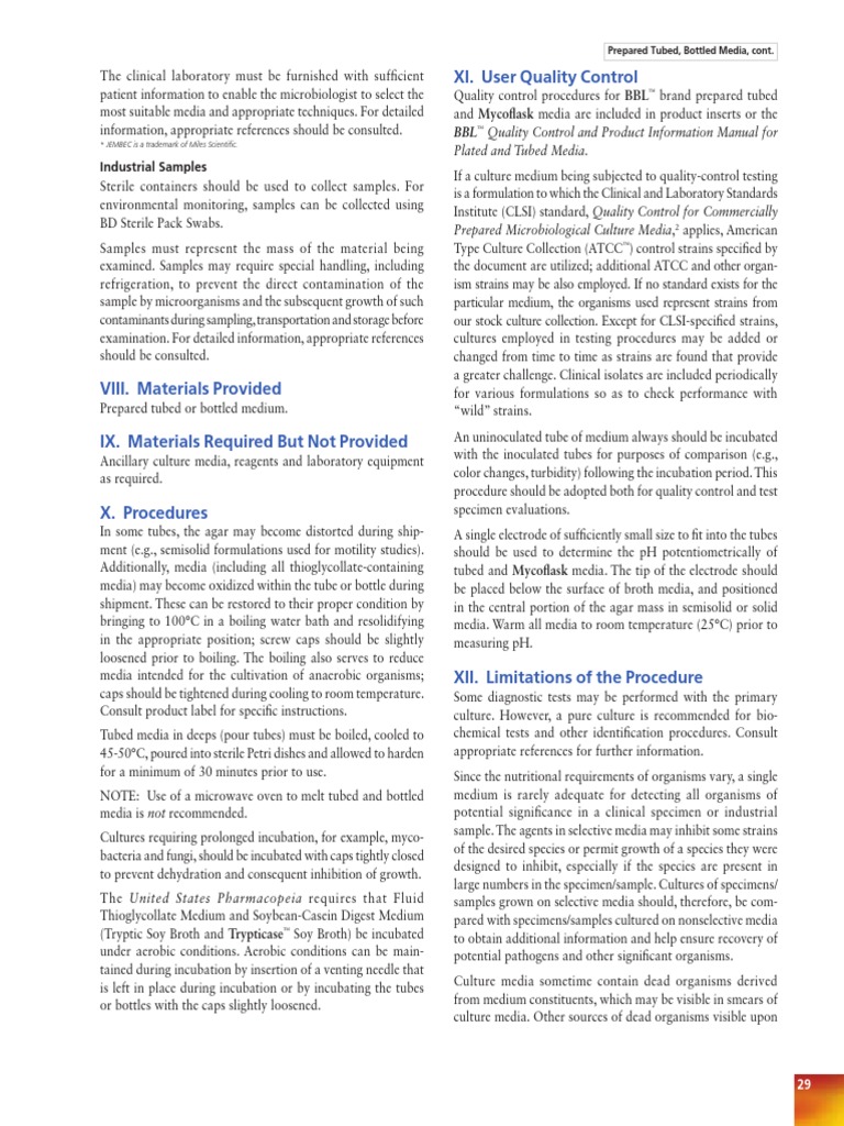 Manual of Microbiological Culture Media 12 Download Free PDF
