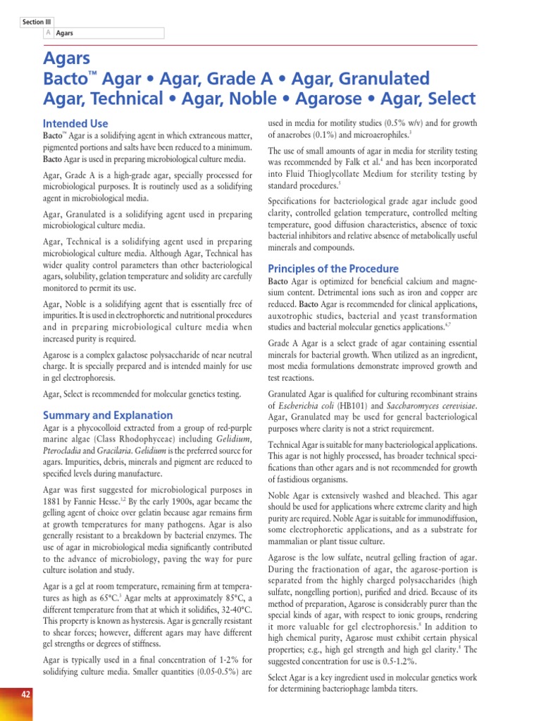 Manual of Microbiological Culture Media 5 PDF Agar Gel