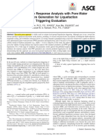 Nonlinear Site Response Analysis With Pore-Water Pressure Generation For Liquefaction Triggering Evaluation