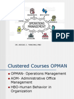 OPMAN Lecture Part I