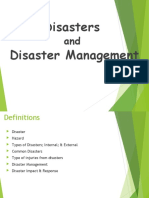 Disasters and Diseaster Management