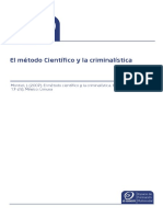 El Metodo Cientifico y La Criminalistica