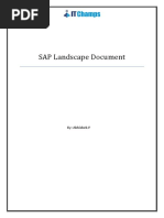 SAP Landscape Document: By: Abhishek.P