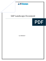 SAP Landscape Document: By: Abhishek.P