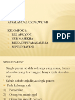 Assalamualaikum, WR - WB Kelompok 1: Lili Apriyani Nur Masekha Rizka Defi Paranamesa Septi Intayeni