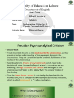 Psychoanalysis Criticism Part 3