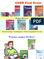 Paper Review: Chemical Knowledge + Time Management + Problem-Solving Skills Good Result