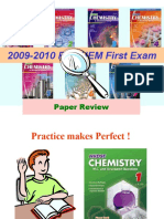 2009-10-F3-CHEM First Term Exam Paper Review