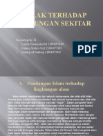 KELOMPOK 11 Akhlak Terhadap Lingkungan Sekitar