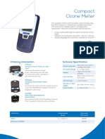 Compact Ozone Meter: Technical Specification Ordering Information