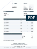 Invoice Template PDF 3