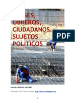 Clases, obreros, ciudadanos, sujetos políticos