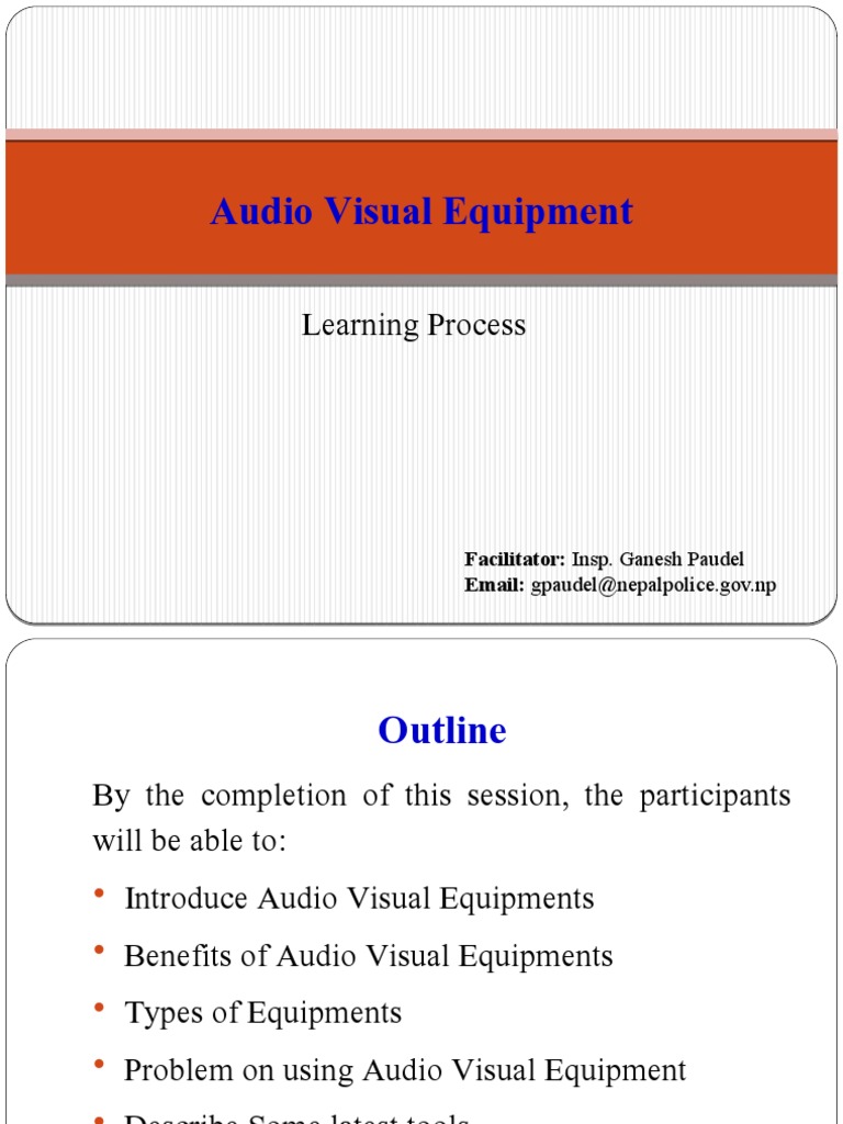Audio Visual Equipments | PDF | Hdmi | Sound Recording And Reproduction