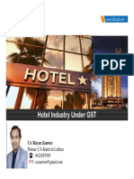 Hotel Industry Under GST: CA Mayur Zanwar