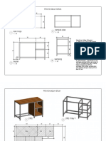 Sketsa Meja Dan Rak