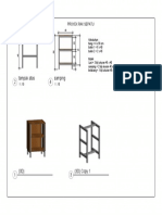 Proyek rak sepatu 4 tiang