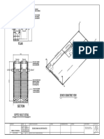 Manhole plan and section details