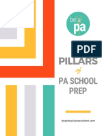 6 Pillars of PA School Prep