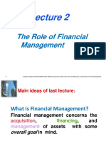 The Role of Financial Management