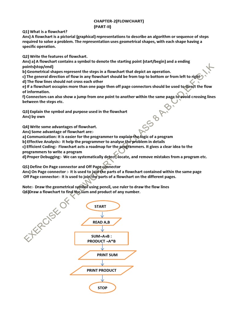 CHAPTER 2 (Flowchart) | PDF | Computing | Computer Science