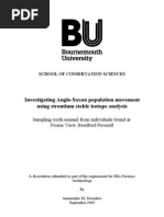 Download Investigating Anglo-Saxon population movement using strontium stable isotope analysis Sampling tooth enamel from individuals found at  Frome View Bradford Peverell by Annemieke Doornbos SN54953337 doc pdf