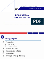 Etos Kerja On