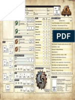 Thedyja: Iron Kingdoms Roleplaying Game Character Sheet