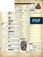 Fanatic Joachim: Iron Kingdoms Roleplaying Game Character Sheet