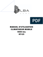 Manuel Utilisation Climatiseur Mobile CC Kyd25
