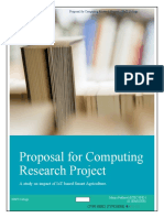 Proposal For Computing Research Project: A Study On Impact of Iot Based Smart Agriculture