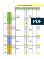 Ews - PCC & Footing Pocket Schedule